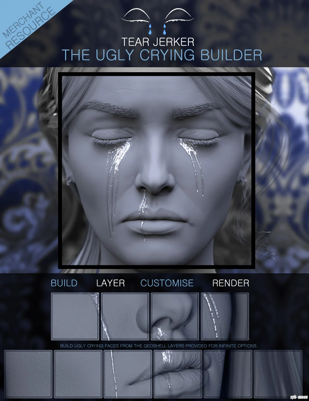 Tear Jerker the Ugly Crying Builder for Genesis 3, 8 and 8.1 Females Merchant Resource.jpg