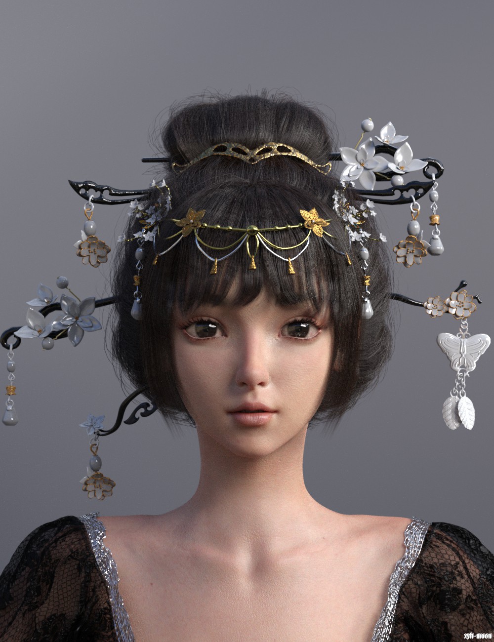 Luoqu Hair for Genesis 8.1 Female.jpg