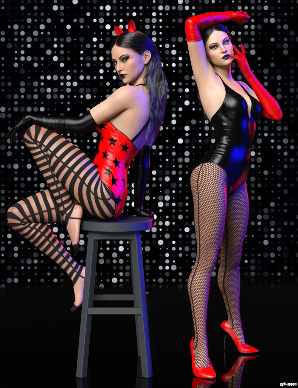 Secret Party Outfit Set for Genesis 8 and Genesis 8.1 Females.jpg